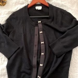 Kate Spade bow button cardigan